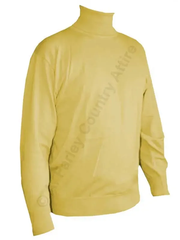 60% OFF - FRANCO PONTI Rollneck Pullover - LEMON - Size: SMALL