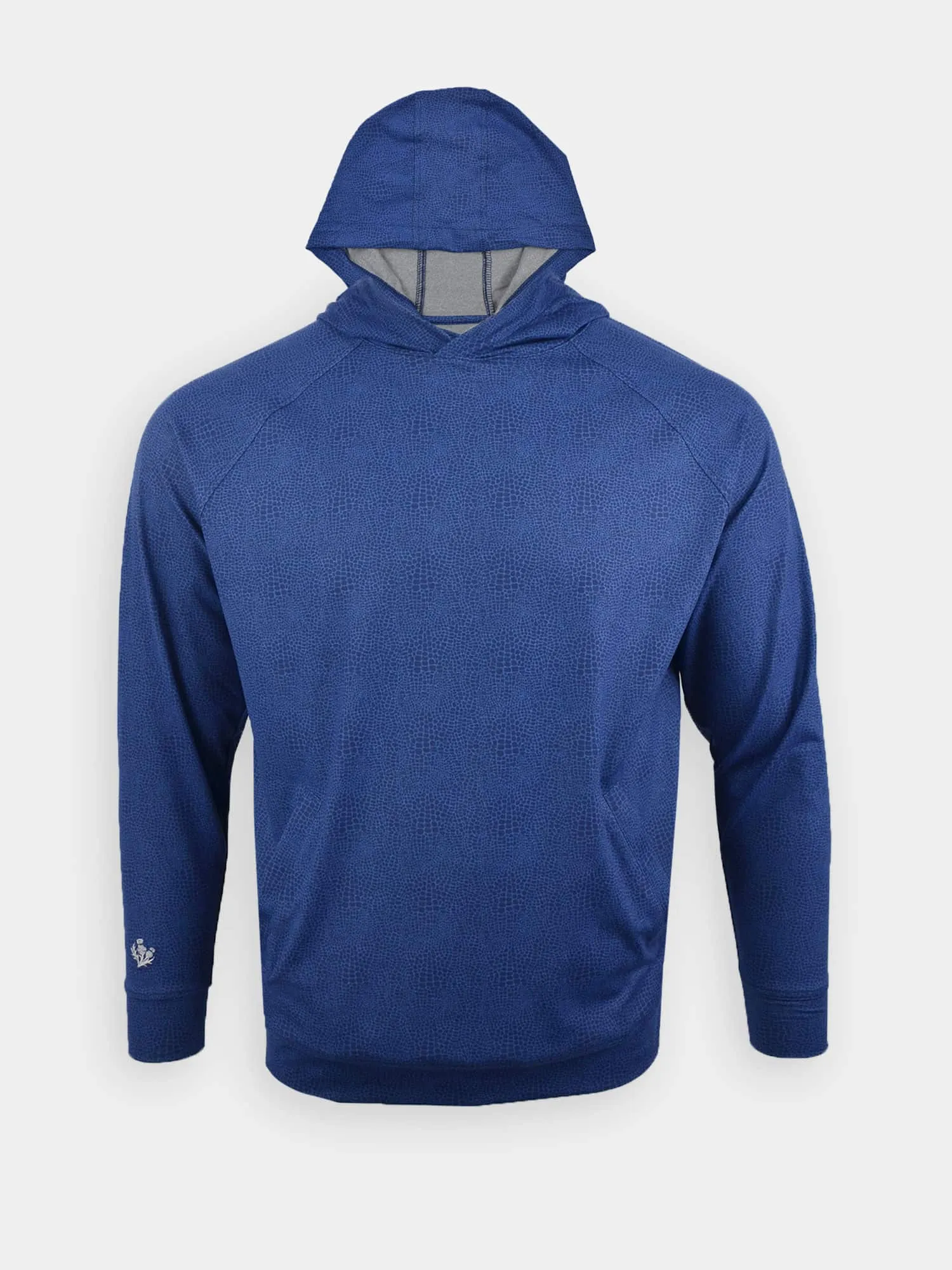 Donald Ross Mens Sport Fit Tyler Gator Print Hoodie - NAVY
