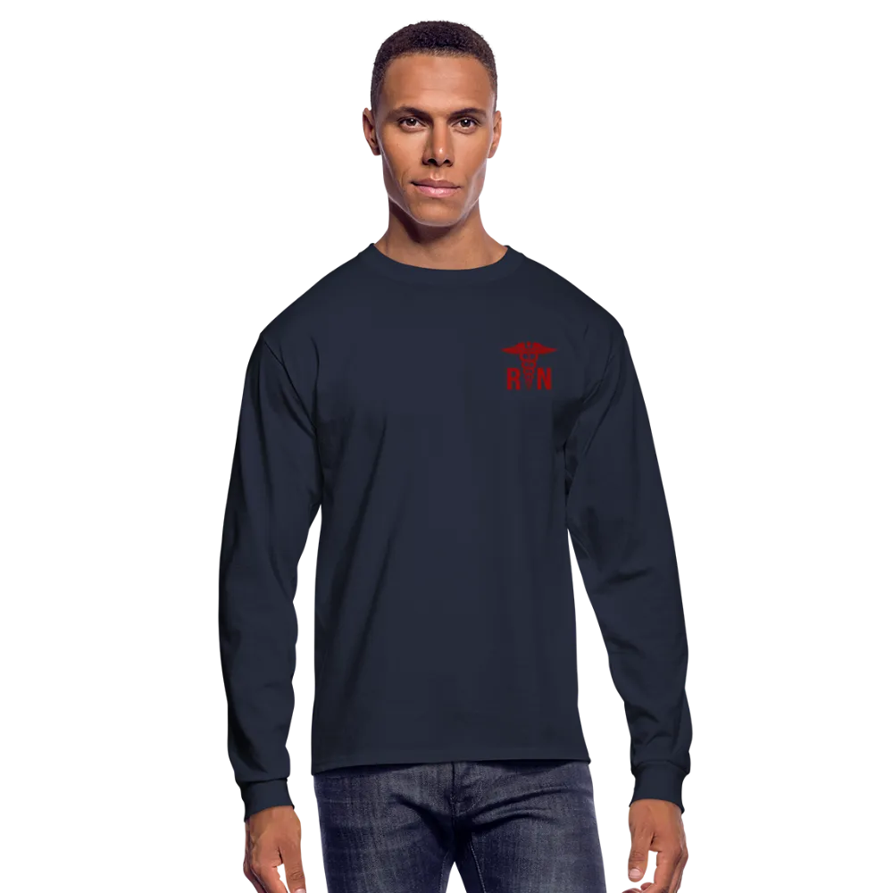Emergency Nurse RN Flag Men's Long Sleeve T-Shirt (CK4126)