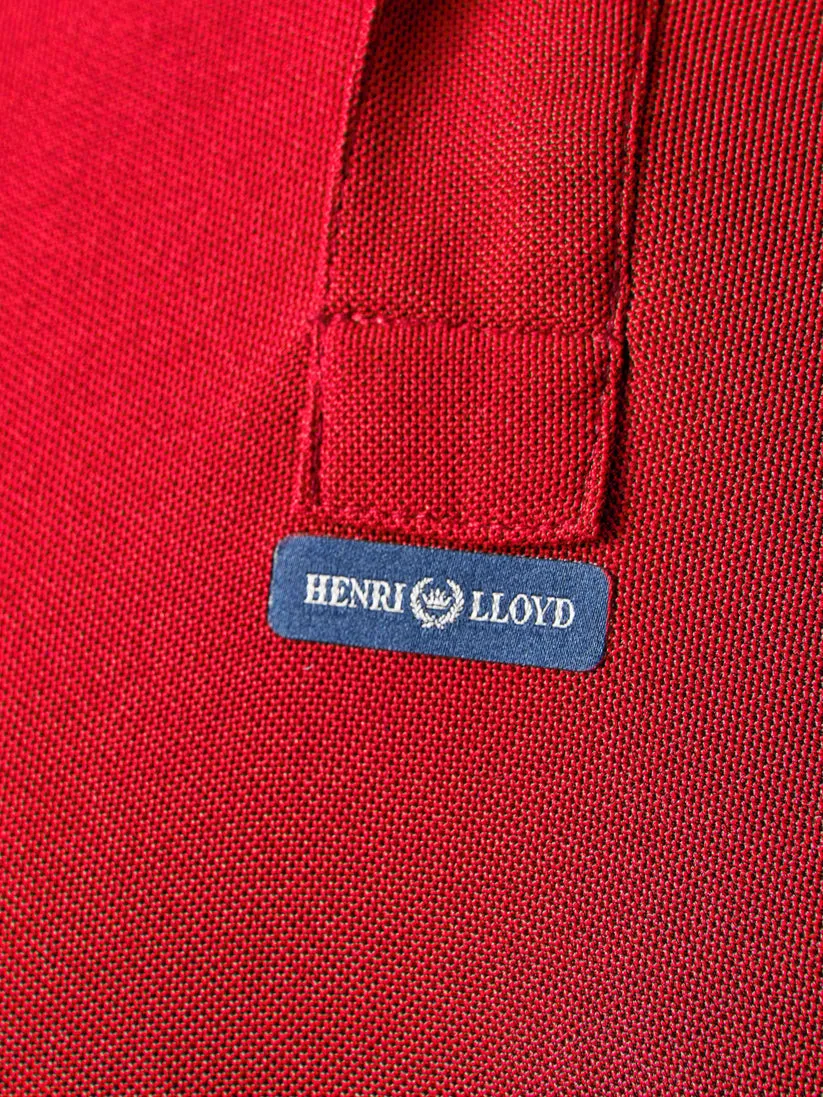 HENRI LLOYD DRI-FAST POLO -RED