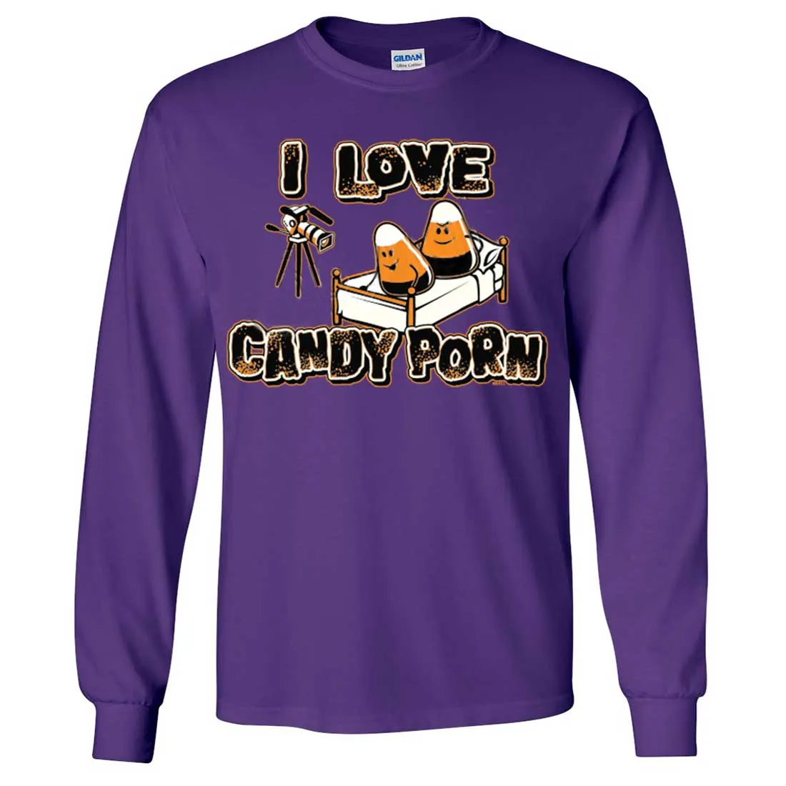 I Love Candy Porn Long Sleeve Shirt