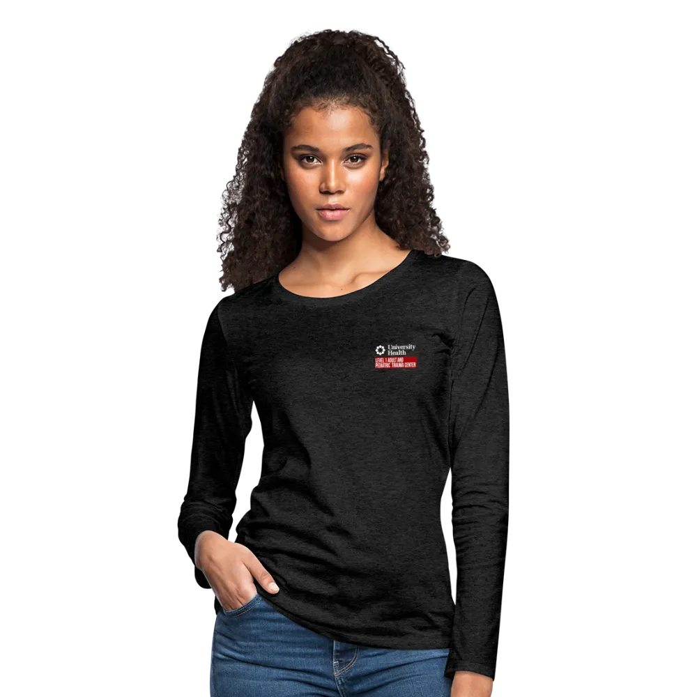 UNIVERSITY HEALTH  TRAUMA TEAM Women's Premium Long Sleeve T-Shirt